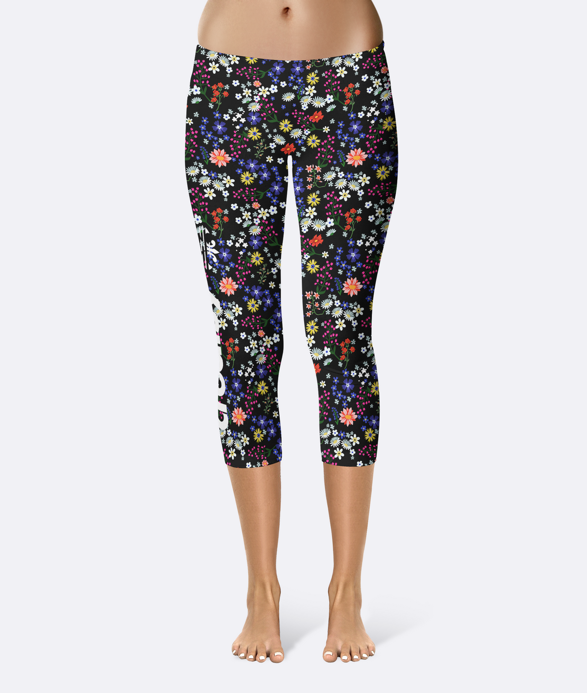 Tiny Flowers Leggings Cottagecore Pockets available in Full or Capri