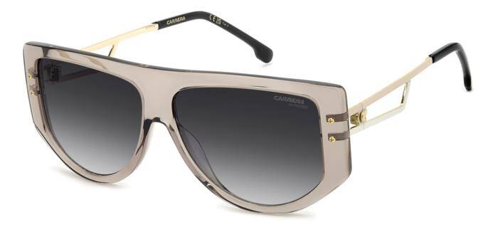 Carrera 3099/S Women's Square Sunglasses Gold and Brown 59mm