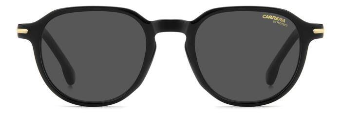 Carrera 376/S Classic Black Square Men's Sunglasses 50mm