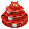 Catlife 3-Tier Tower Track Cat Toy for Active Play