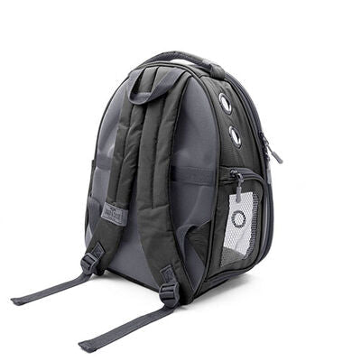 Cattie Grey Transparent Astronaut Cat Carrier Backpack 40cm