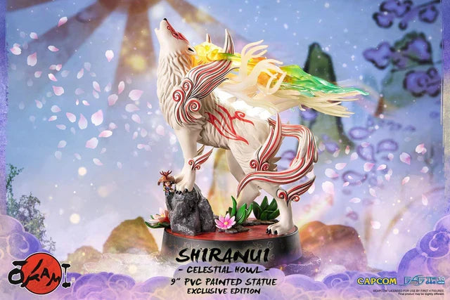 Okami: Shiranui 9" PVC Painted Statue - Celestial Howl – Figure