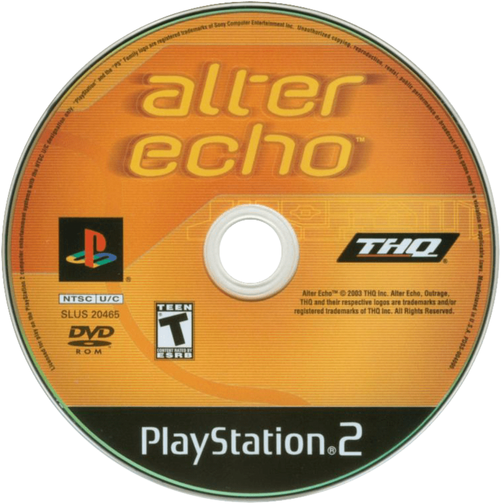 Alter Echo – PlayStation 2 (PS2)