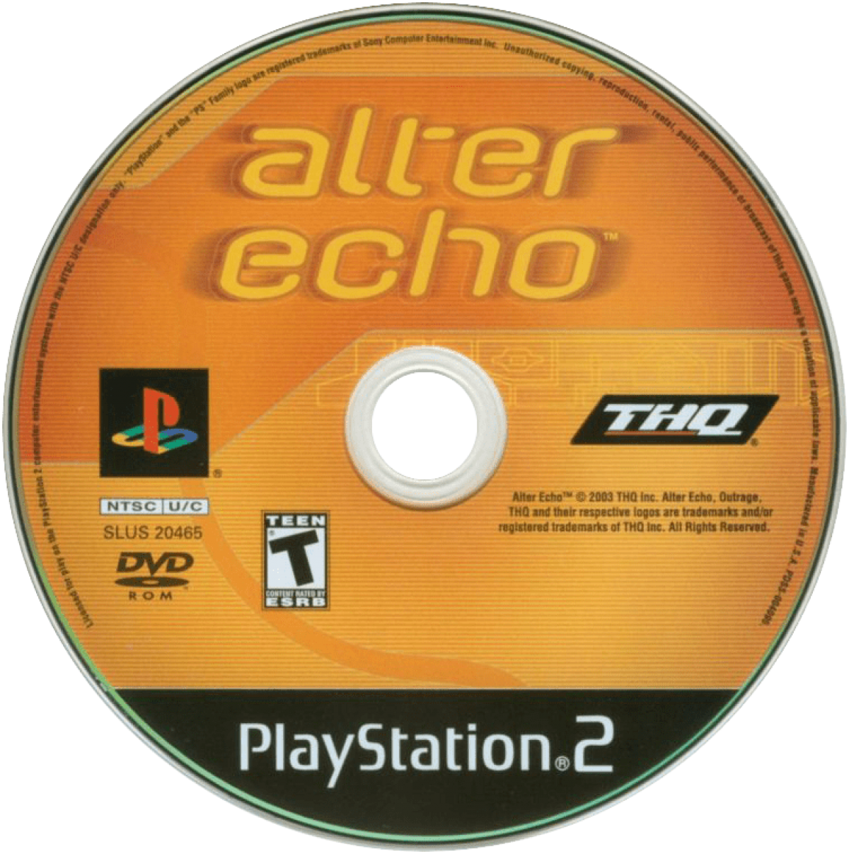 Alter Echo – PlayStation 2 (PS2)