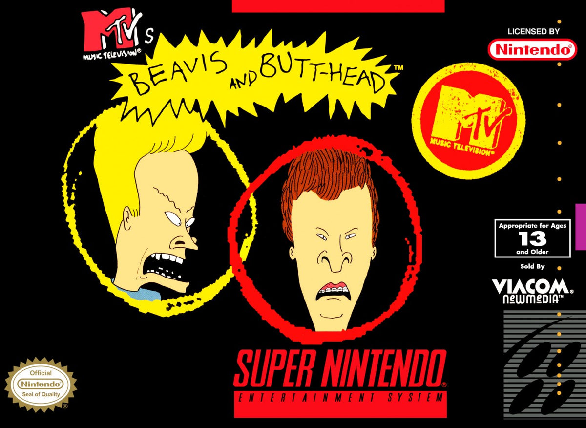 Beavis and Butthead – Super Nintendo Entertainment System (SNES)