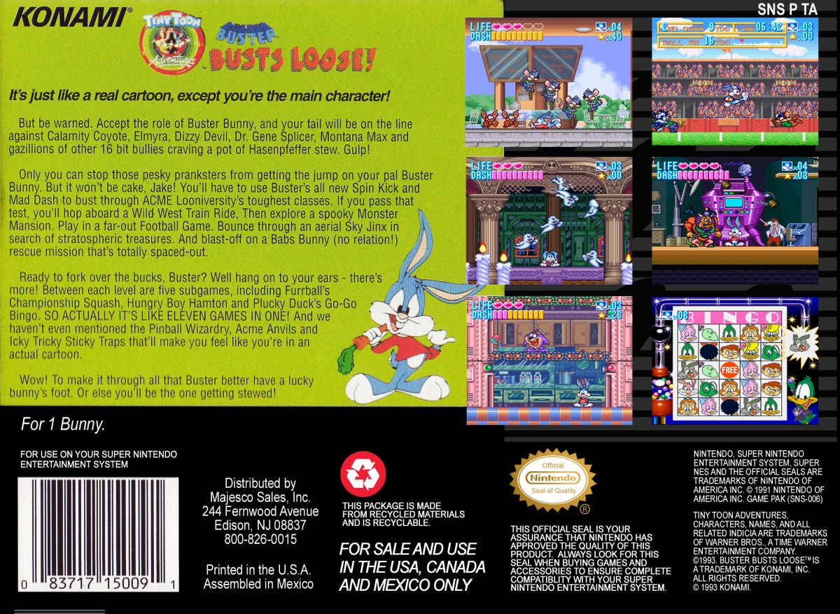 Super Buster Bros. – Super Nintendo Entertainment System (SNES)