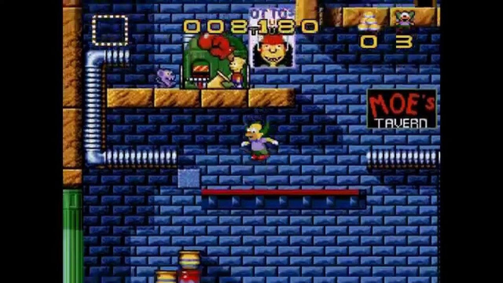 Krusty's Super Fun House — Super Nintendo Entertainment System (SNES)