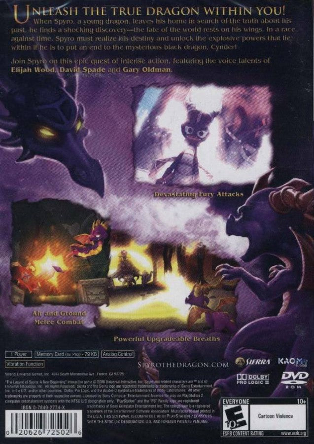 The Legend of Spyro: A New Beginning [Greatest Hits] – PlayStation 2 (PS2)