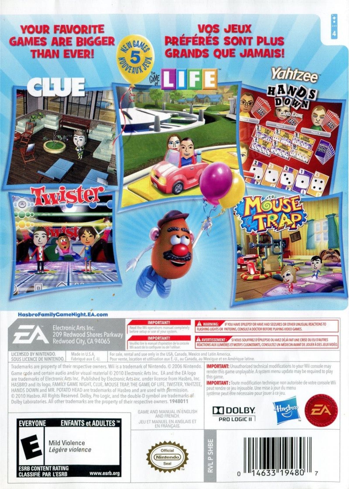 Hasbro Family Game Night 3 – Nintendo Wii (Wii)