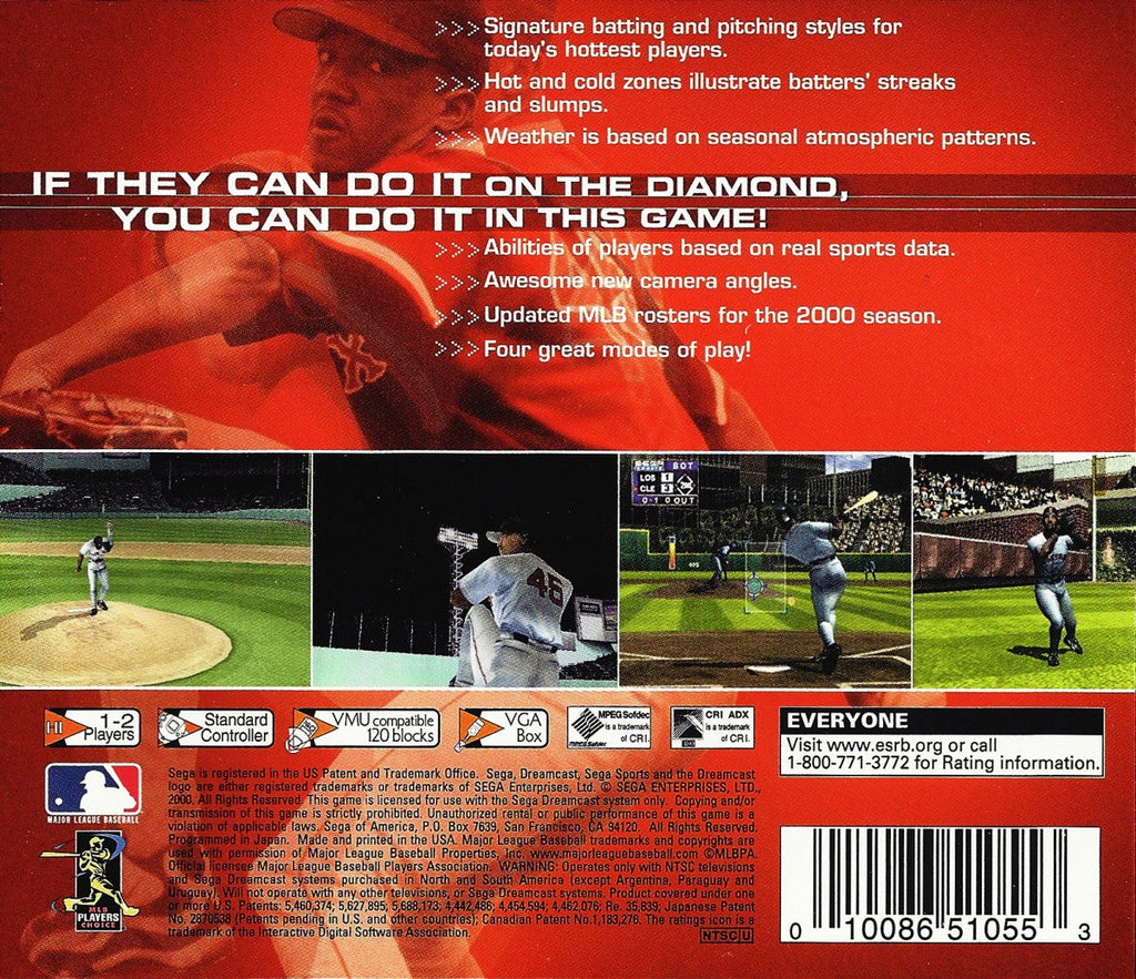 World Series Baseball 2K1 – Sega Dreamcast (DC)