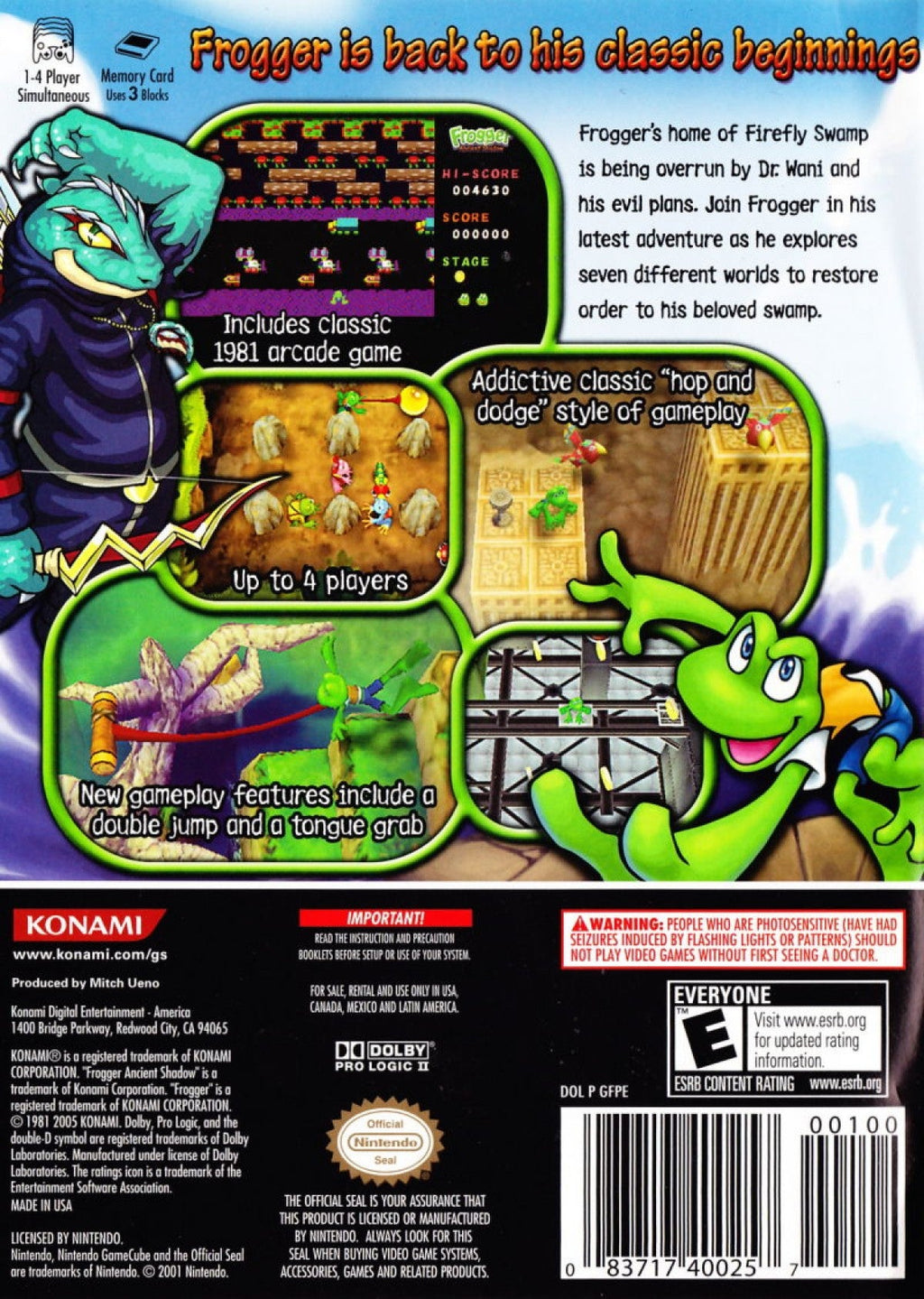 Frogger: Ancient Shadow – GameCube (GC)