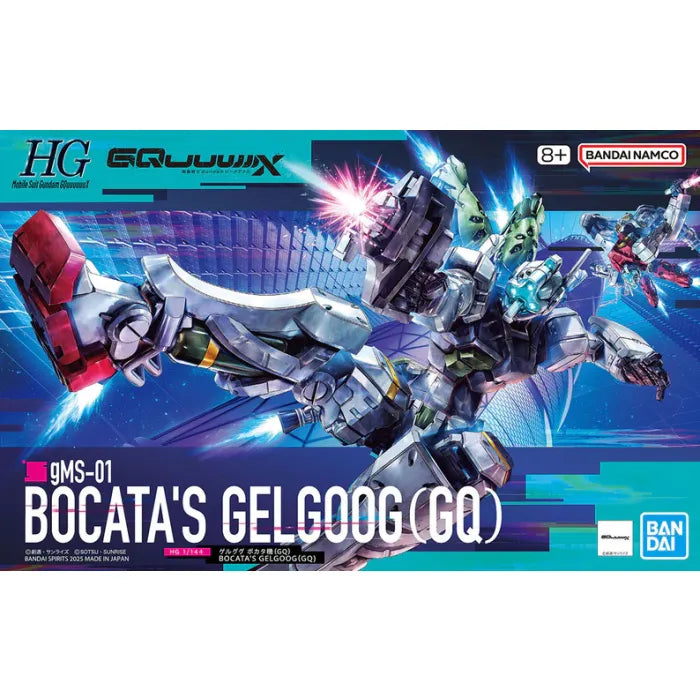 #5 GMS-01 Bocata's Gelgoog (GQ) "Mobile Suit Gundam GQuuuuuuX", Bandai Hobby HG 1/144 (Gundam Model Kit) – Gundam Model Kit