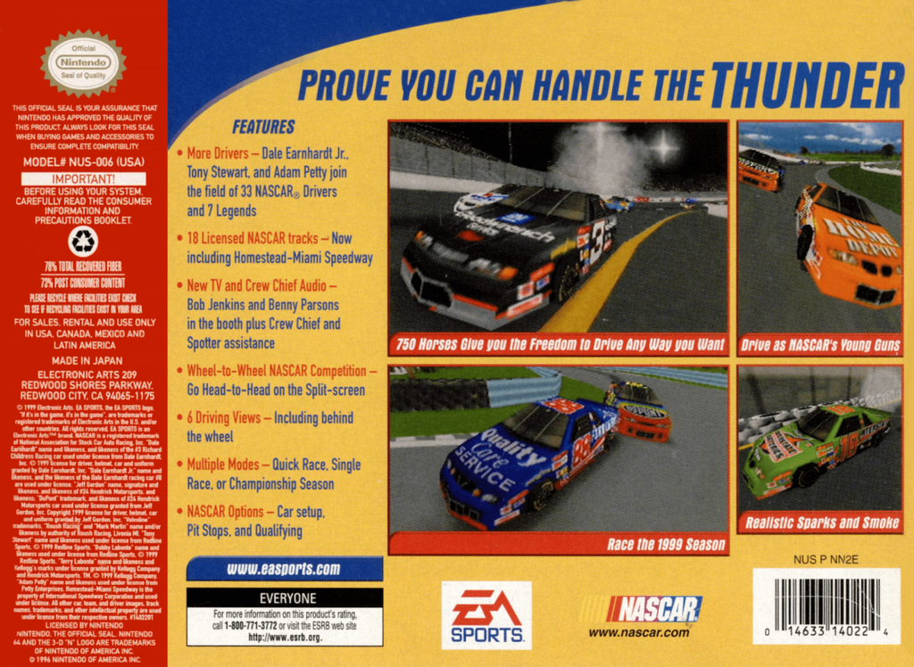 NASCAR 2000 – Nintendo 64 (N64)