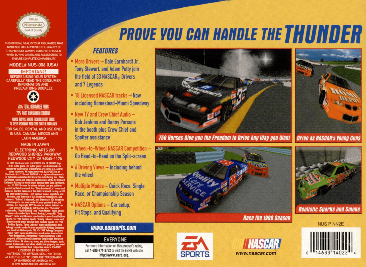 NASCAR 2000 – Nintendo 64 (N64)