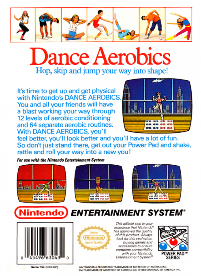 Dance Aerobics – Nintendo Entertainment System (NES)