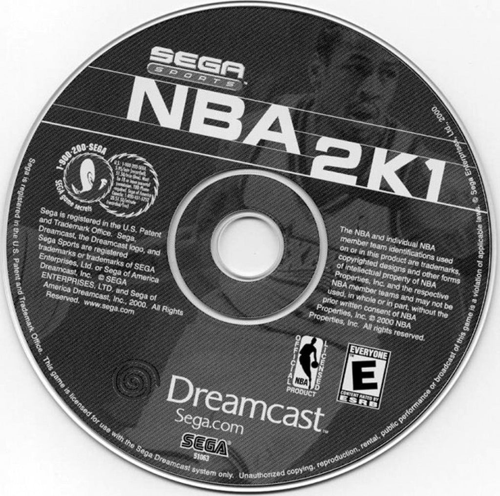 NBA 2K1 – Sega Dreamcast (DC)