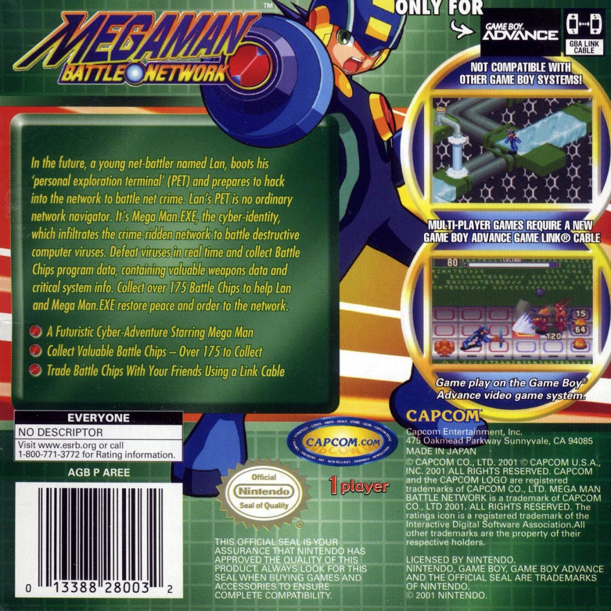 Mega Man Battle Network – Game Boy Advance (GBA)