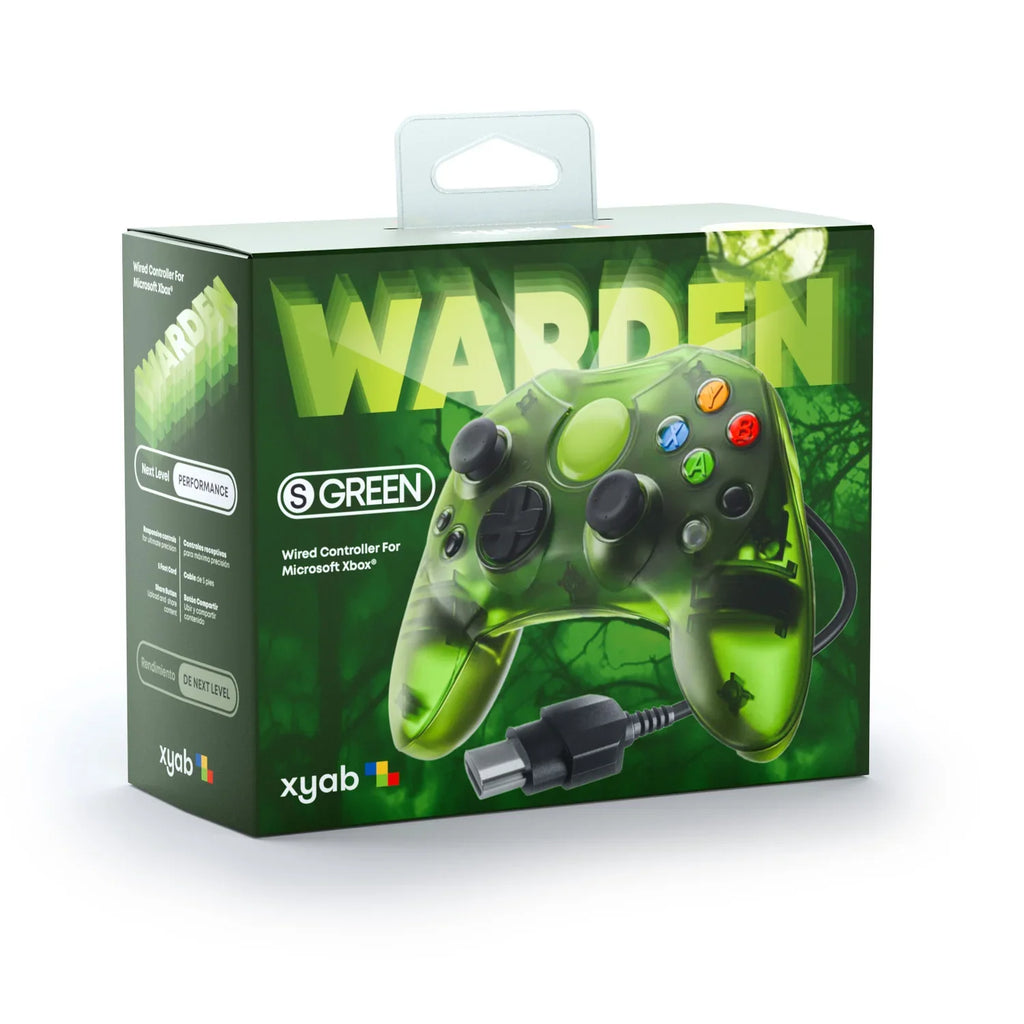 WARDEN Wired Controller for Original XBOX [Green]