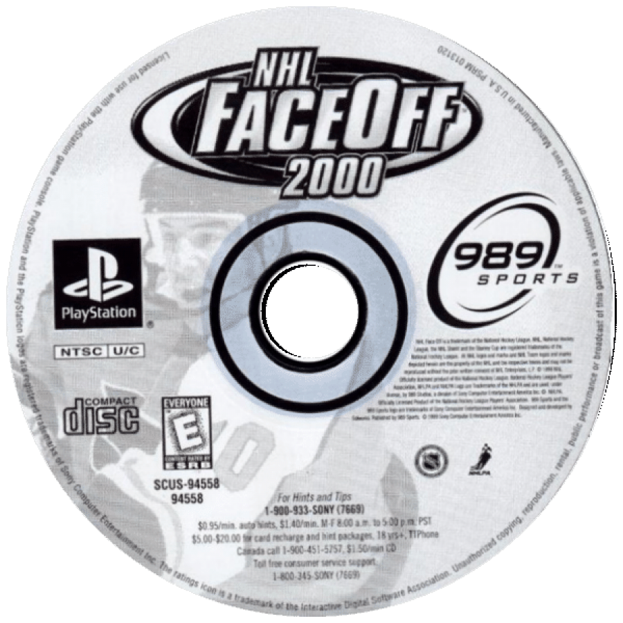 NHL FaceOff 2000 – PlayStation 1 (PS1)