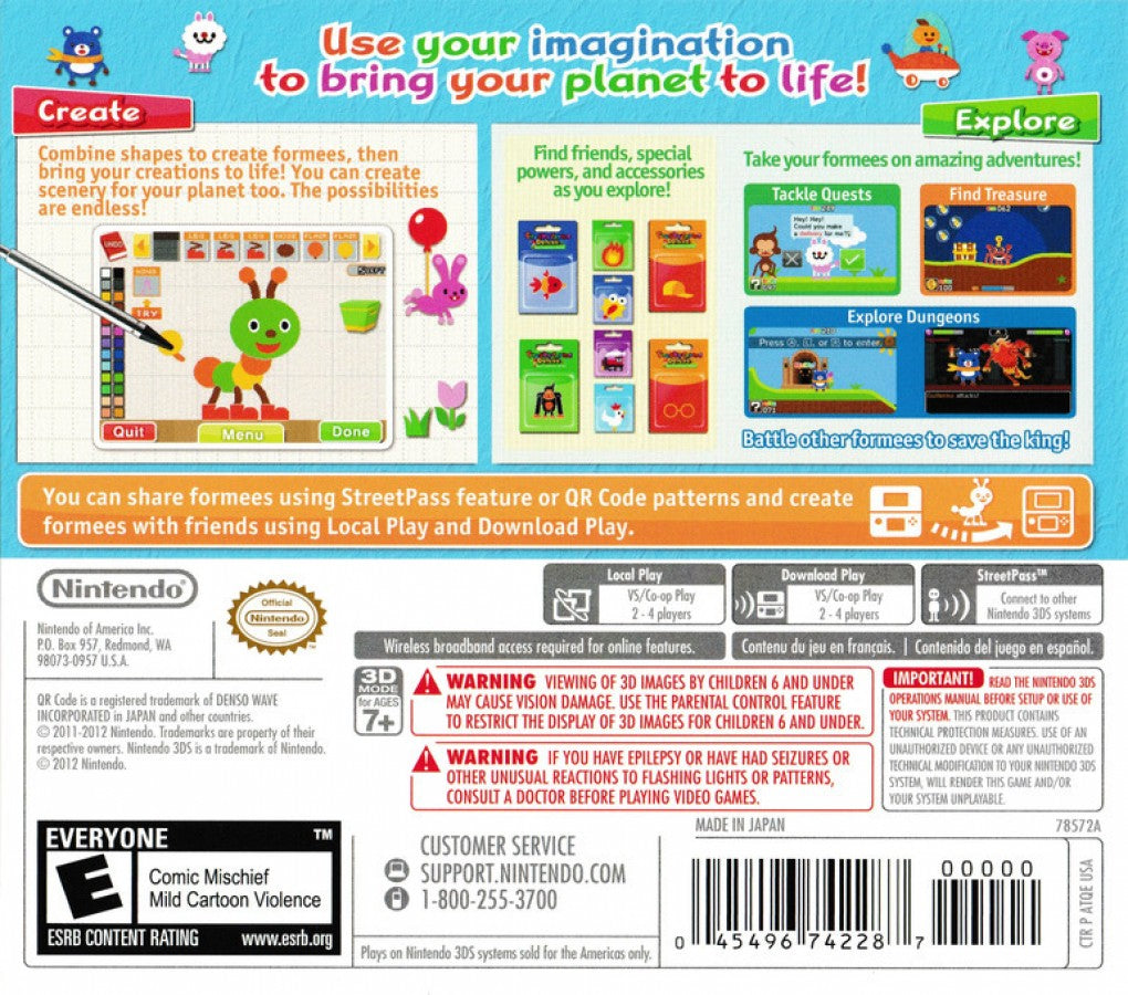 Freakyforms: Deluxe Your Creations Alive – Nintendo 3DS (3DS)