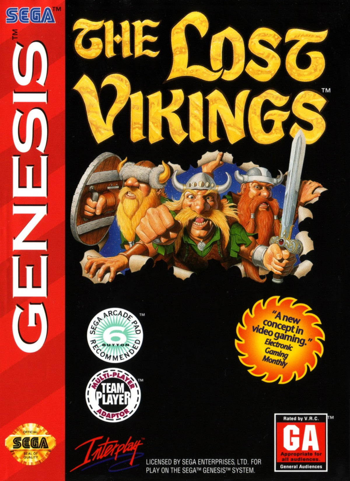 The Lost Vikings – Sega Genesis (GEN)