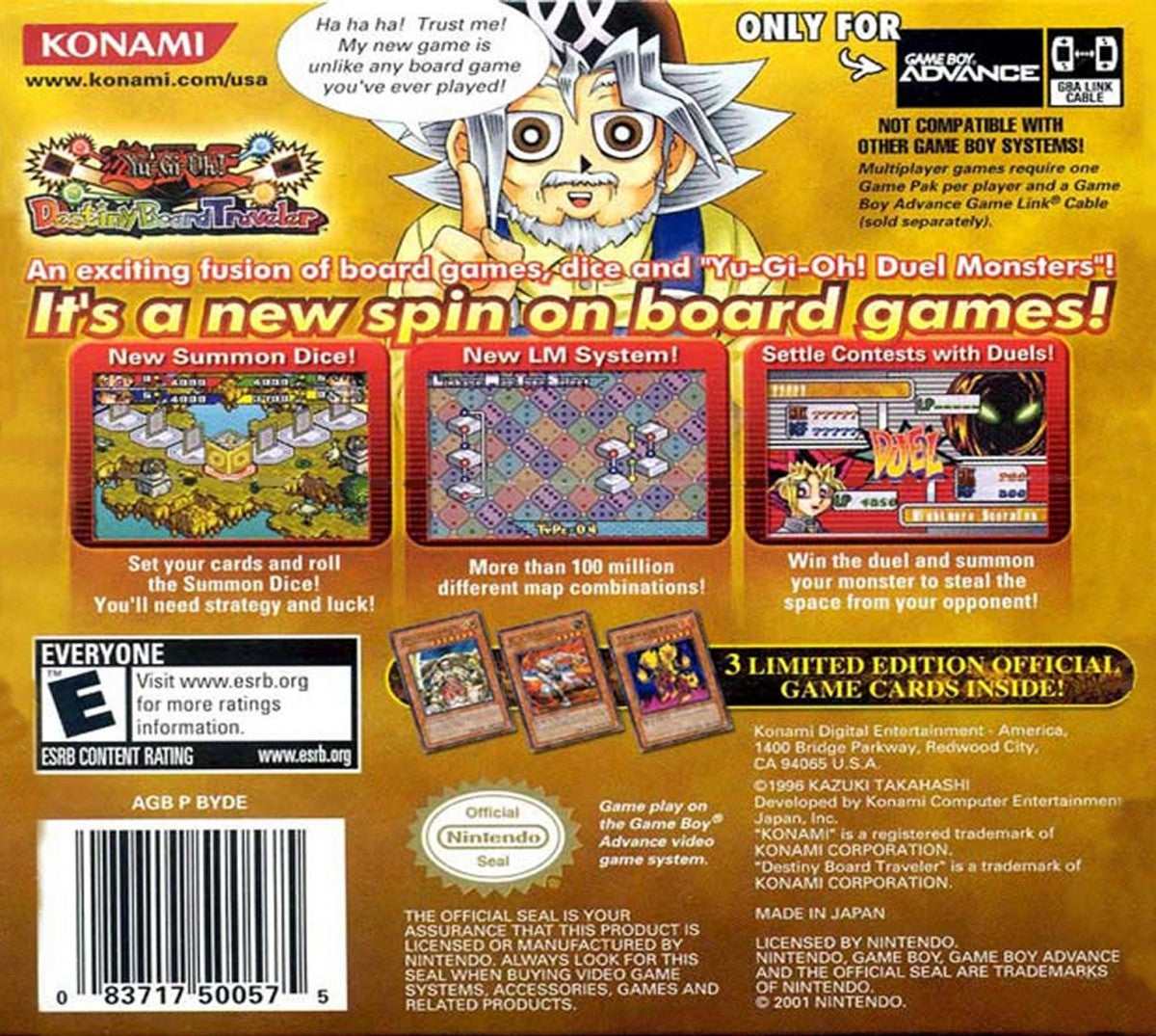 Yu-Gi-Oh!: Destiny Board Traveler – Game Boy Advance (GBA)