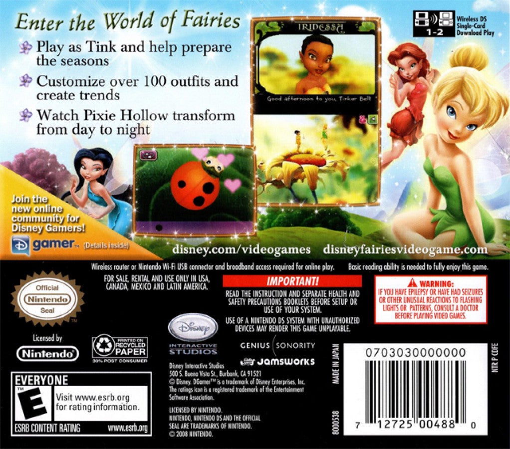 Disney Fairies: Tinker Bell – Nintendo DS (DS)