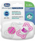 Chicco Light Pink Silicone Pacifier for 6-16 Months 2-Pack