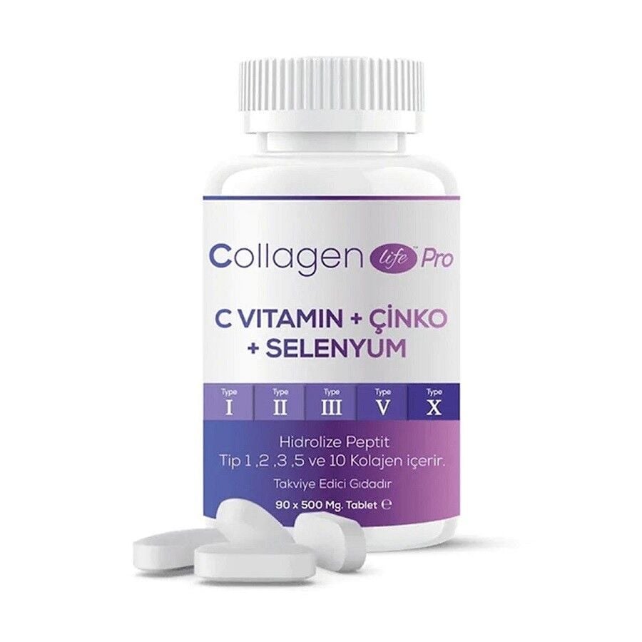 Collagen Life Pro 5 Types Collagen Complex 90 Tablets