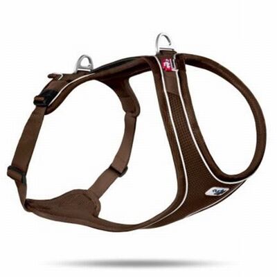 Curli Belka Comfort Dog Harness Brown XL for Large Breeds
