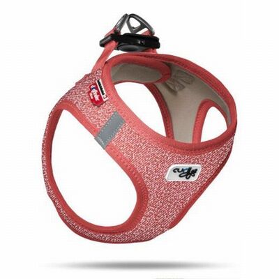 Curli Merino Dog Harness Red Warmth & Comfort 3XS
