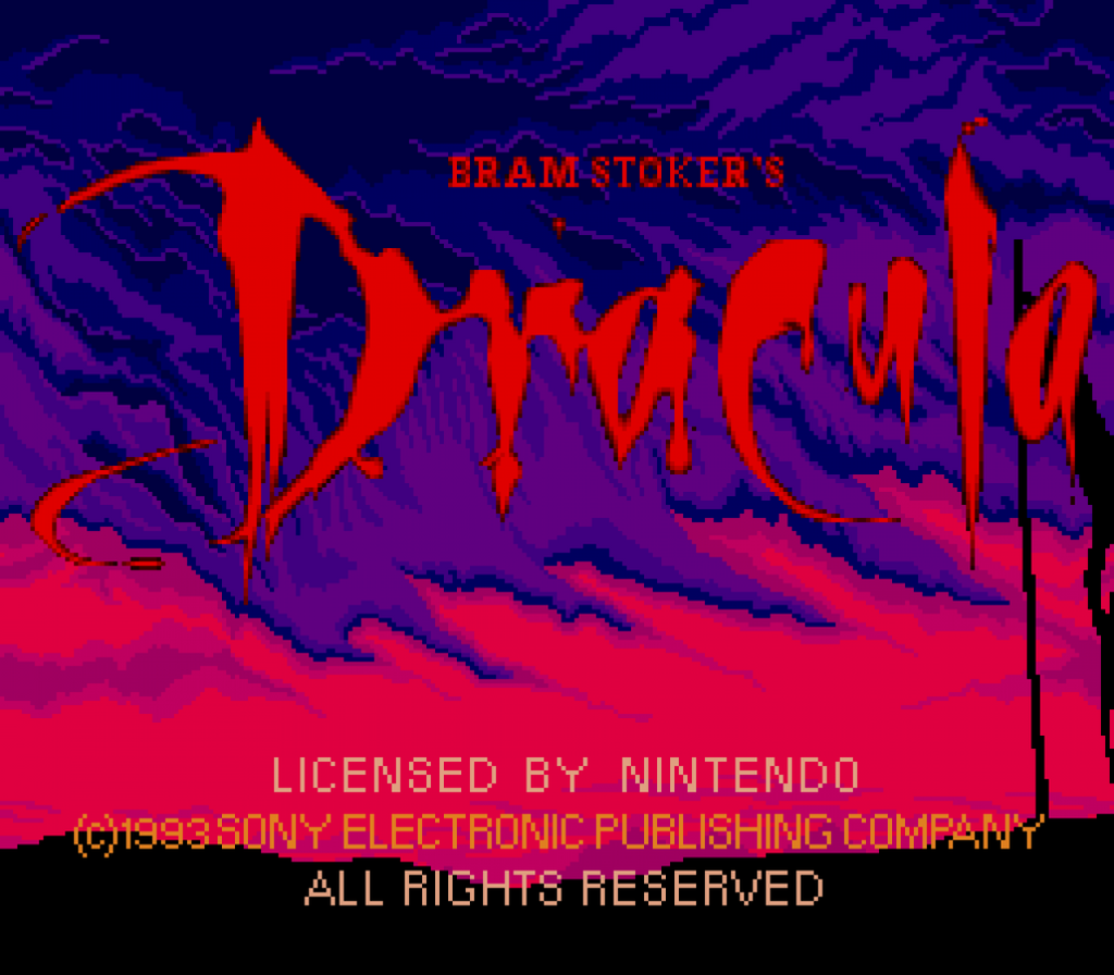 Bram Stoker's Dracula – Super Nintendo Entertainment System (SNES)