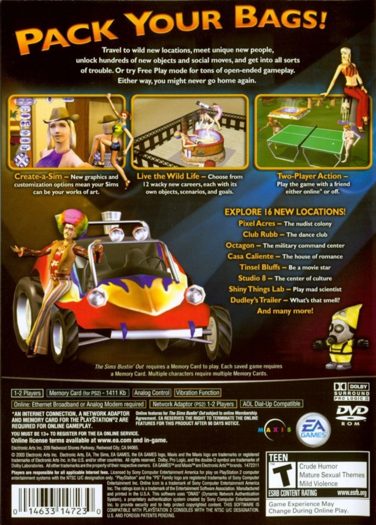 The Sims: Bustin Out – PlayStation 2 (PS2)