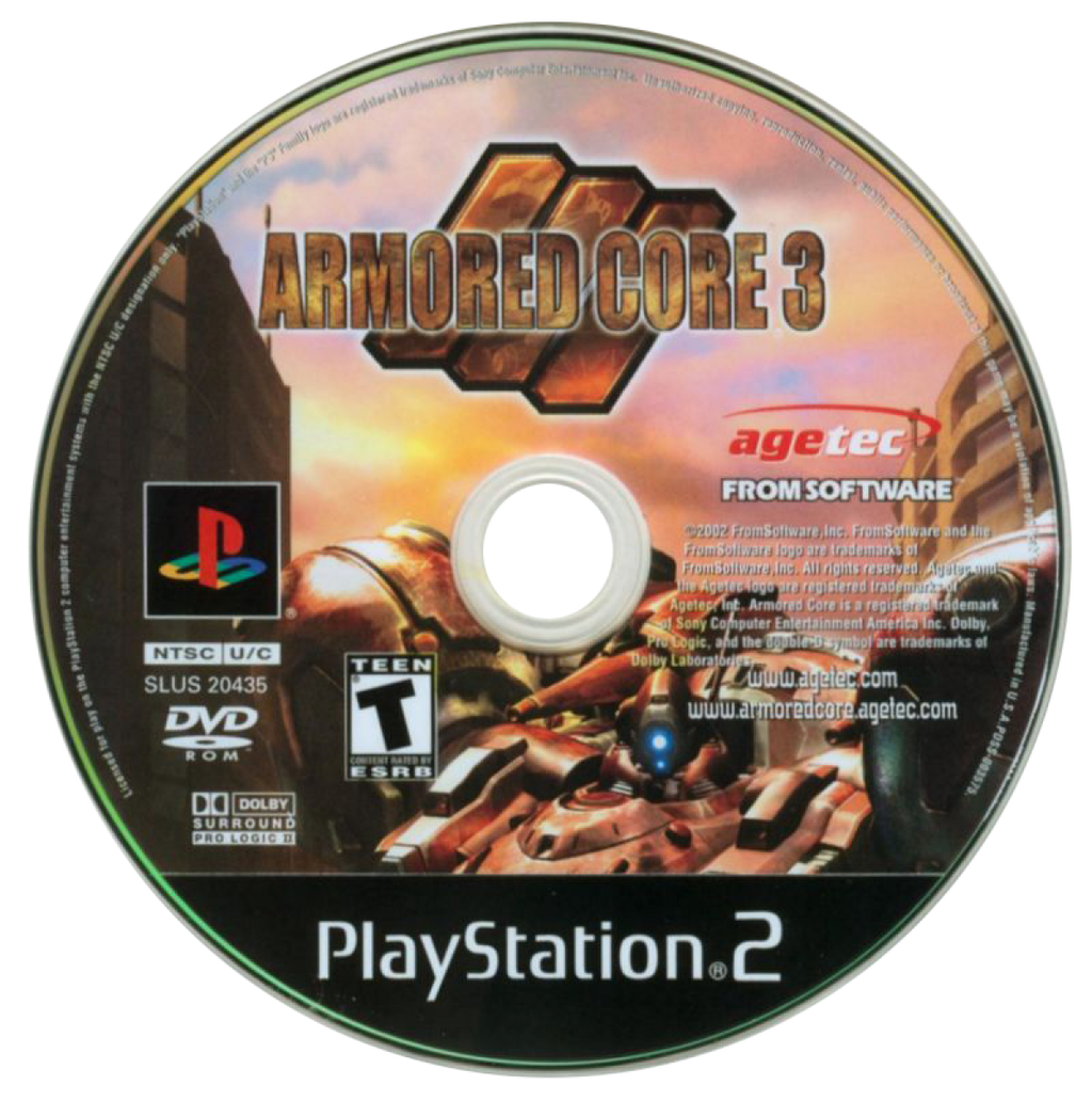 Armored Core 3 – PlayStation 2 (PS2)
