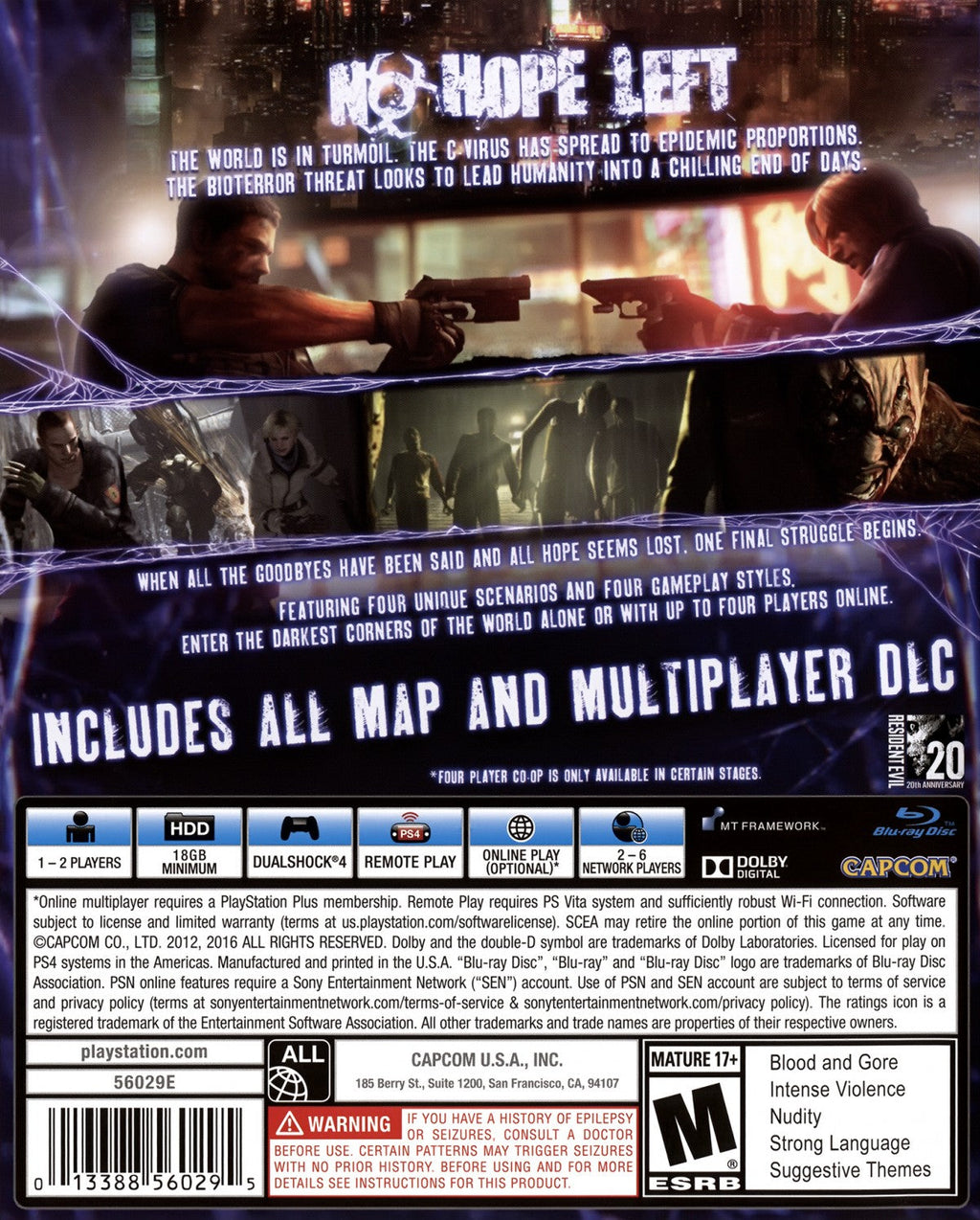 Resident Evil 6 (Playstation Hits) – PlayStation 4 (PS4)
