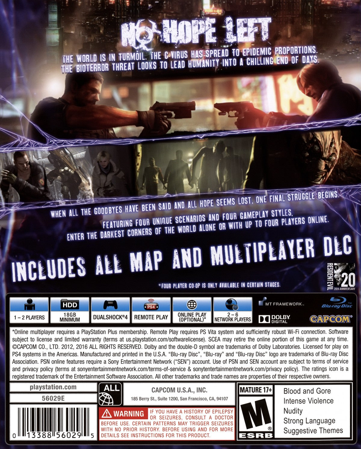 Resident Evil 6 (Playstation Hits) – PlayStation 4 (PS4)