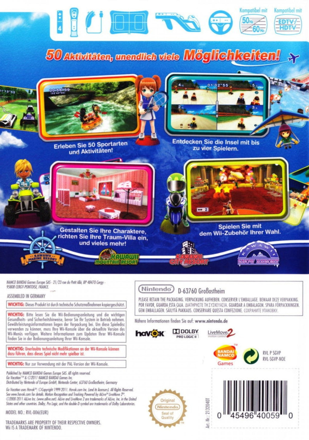 Go Vacation – Nintendo Wii (Wii)
