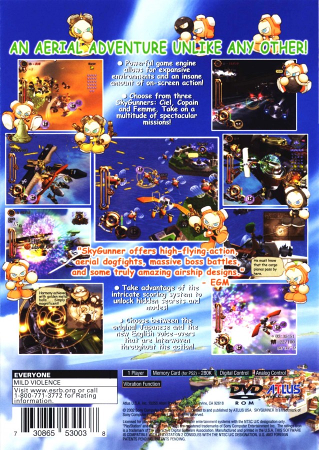 Sky Gunner – PlayStation 2 (PS2)