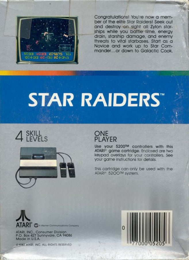 Star Raiders – Atari 5200