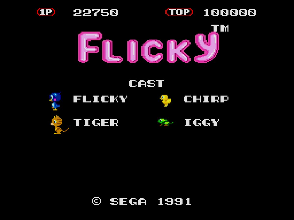 Flicky – Sega Genesis (GEN)