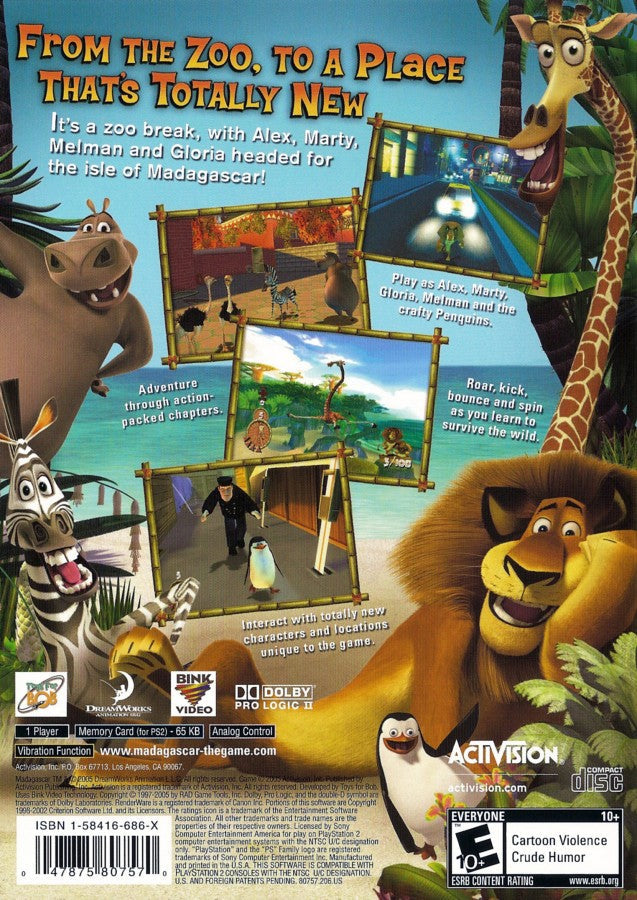 Madagascar – PlayStation 2 (PS2)