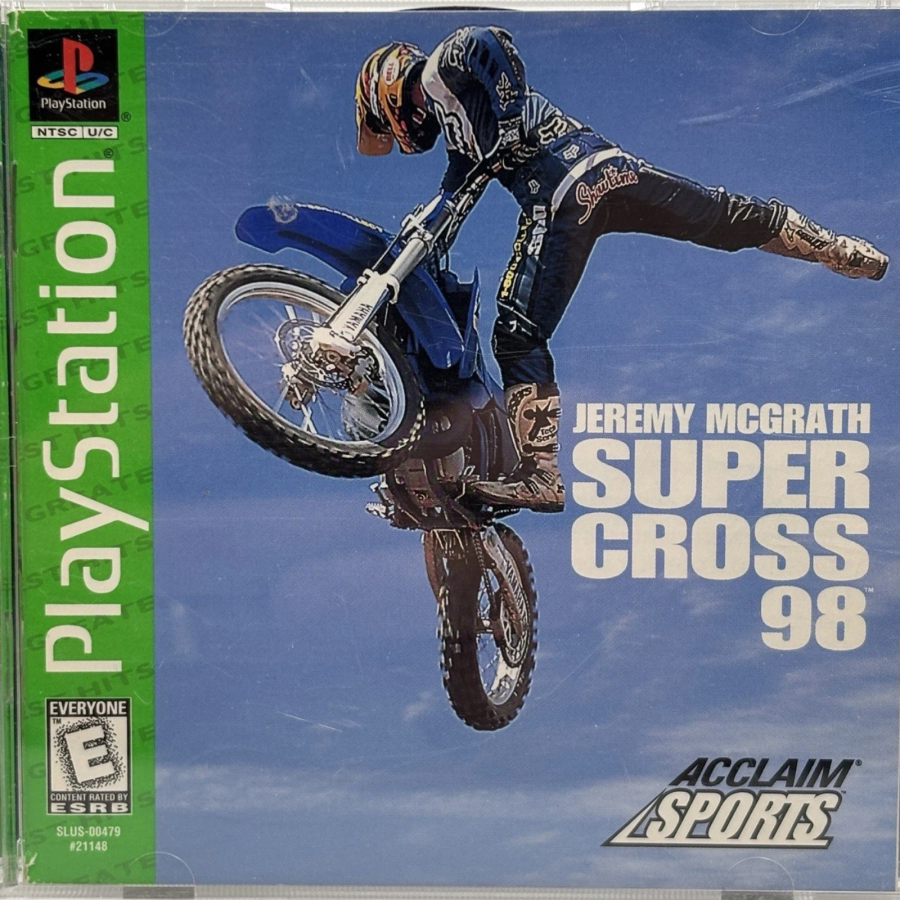 Jeremy McGrath Supercross 98 [Greatest Hits] – PlayStation 1 (PS1)