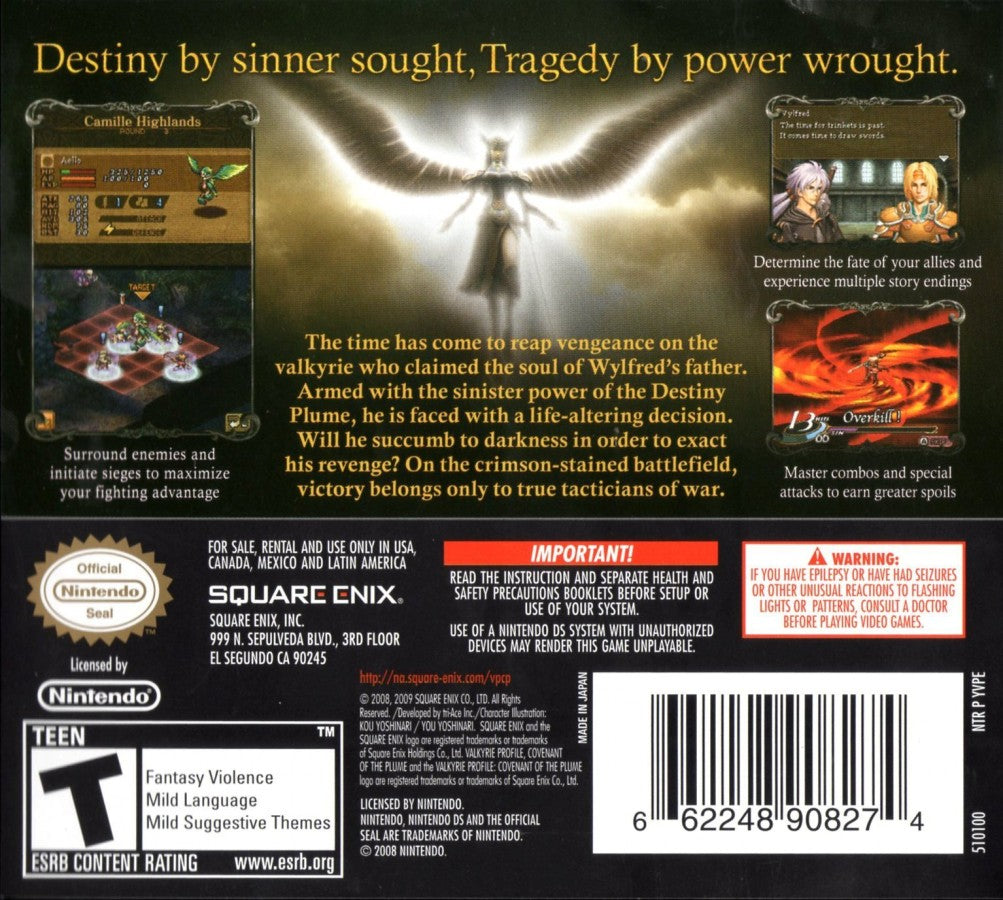 Valkyrie Profile: Covenant of the Plume – Nintendo DS (DS)