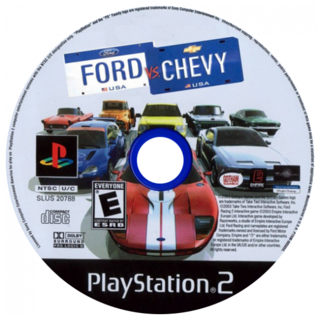 Ford vs. Chevy – PlayStation 2 (PS2)