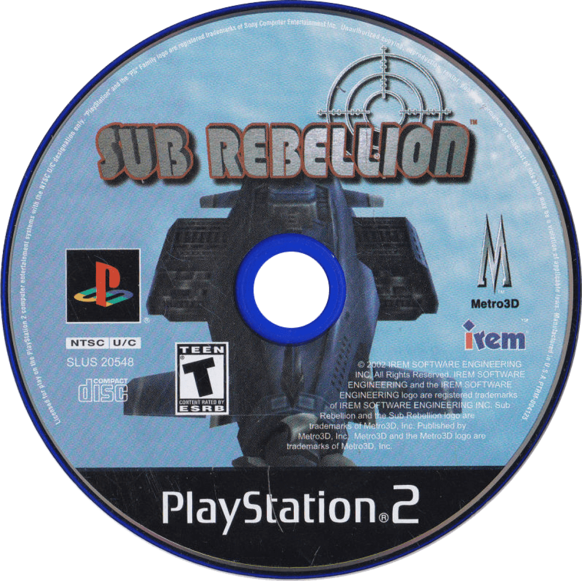 Sub Rebellion – PlayStation 2 (PS2)
