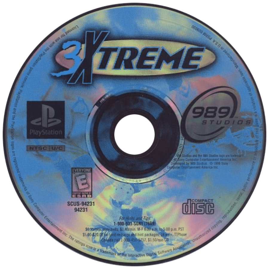 3Xtreme – PlayStation 1 (PS1)