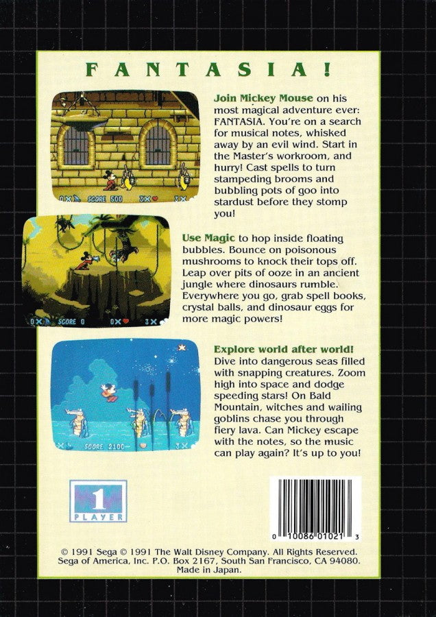 Fantasia – Sega Genesis (GEN)