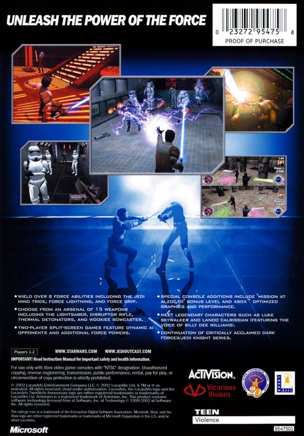 Star Wars: Jedi Knight II: Jedi Outcast – Xbox (XBOX)