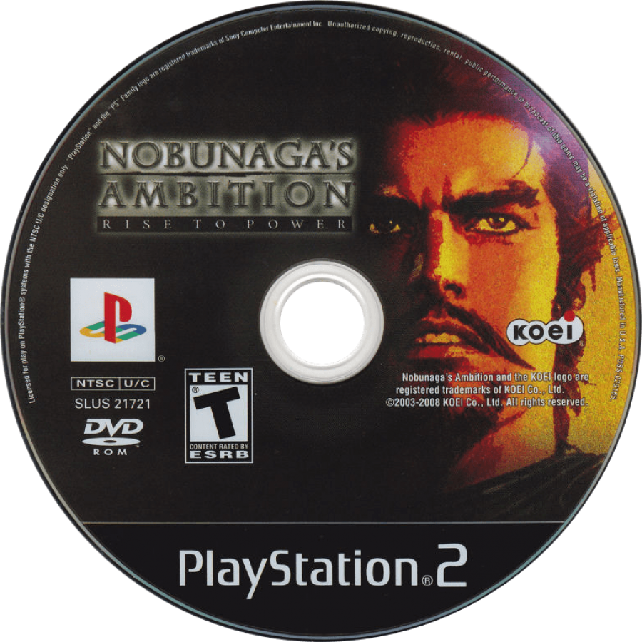 Nobunaga's Ambition: Rise to Power – PlayStation 2 (PS2)
