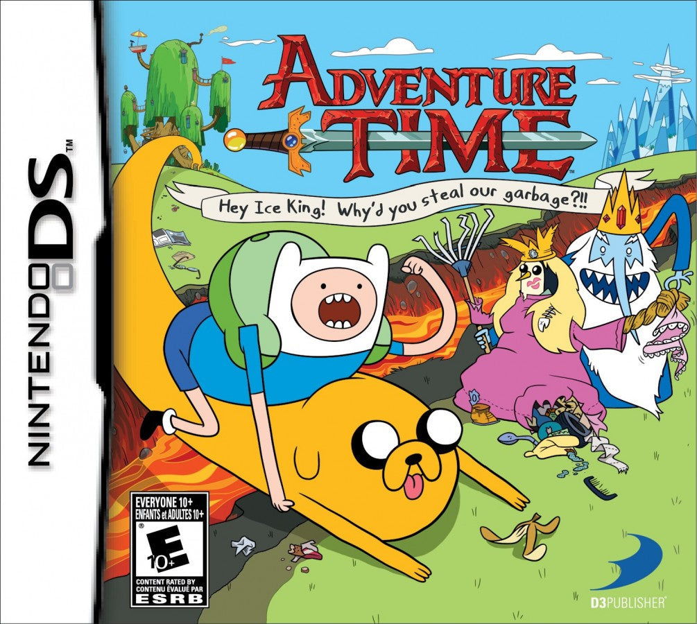 Adventure Time: Hey Ice King! Why'd You Steal Our Garbage?!! – Nintendo DS (DS)
